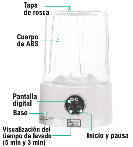 Mini lavadora portátil