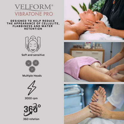 Masajeador Anticelulitis Vibratone Pro – Reduce Grasa, Tonifica y Reafirma con Vibración 3000 RPM